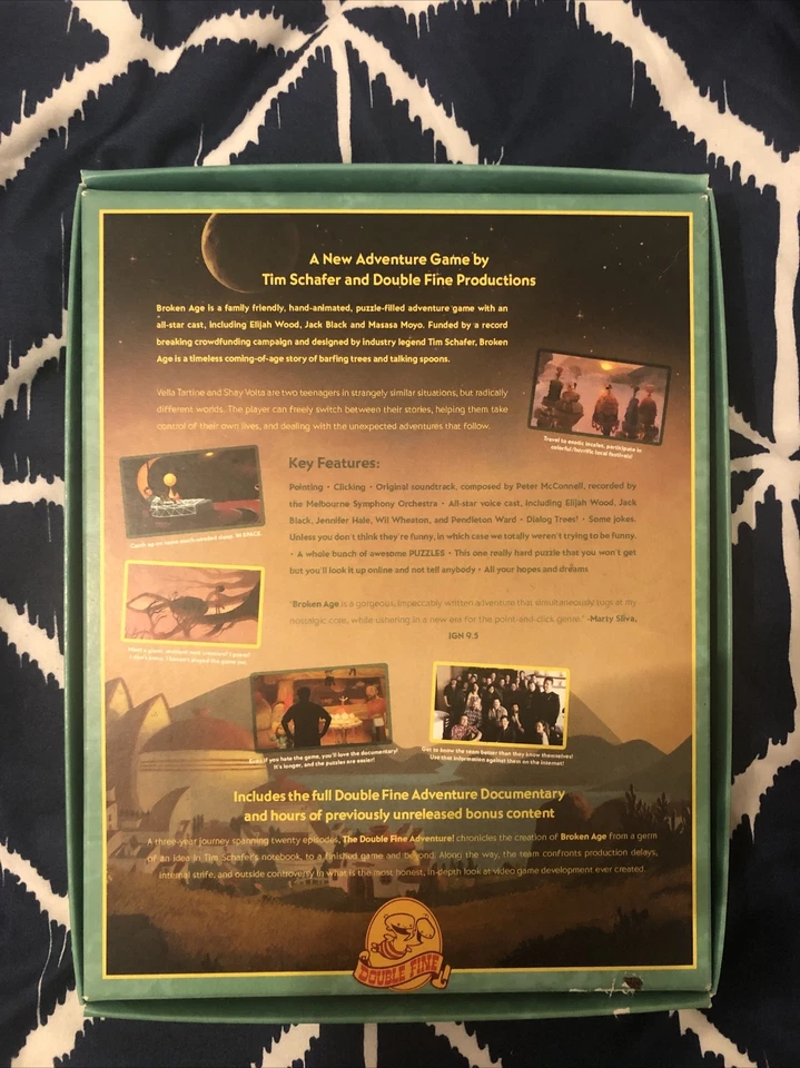 Broken Age PC Original Kickstarter version RARE in Great Condition - Image 2 of 2