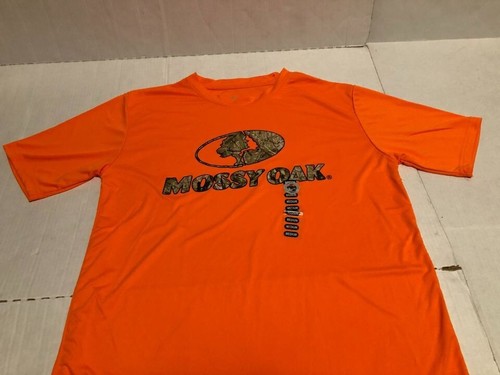 New men's Mossy Oak orange short sleeve T-Shirt size medium - Picture 2 of 3