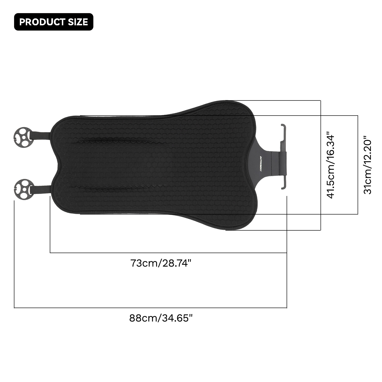 Gel Seat Cushion Lumbar Back Pillow Cushion Comfort Back Support Spine Protector eBay