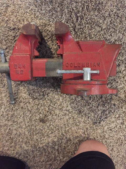 Westward Ductile Iron Bench Vise Utility Swivel 7 In 10d694 For