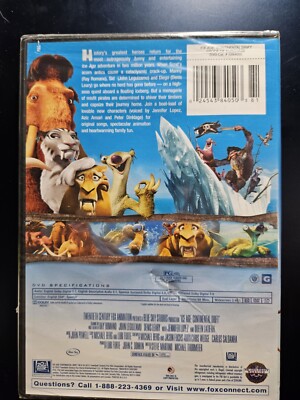 Ice Age Continental Drift (DVD, 2012) Ray Romano, Jennifer Lopez