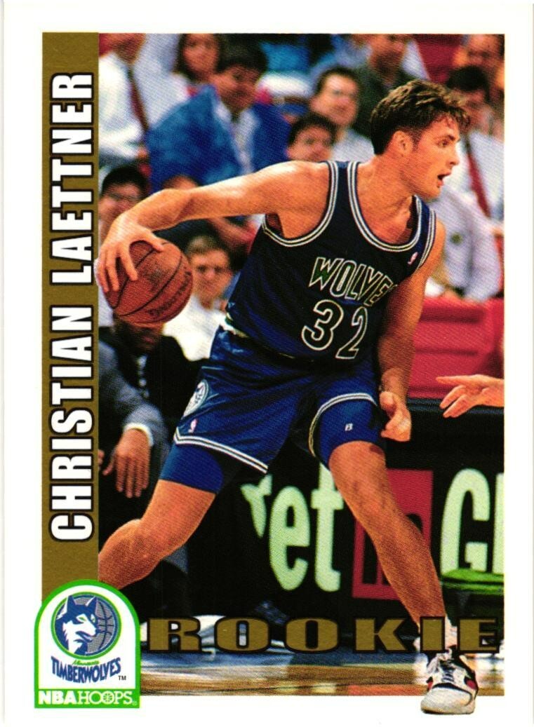 1992-93 NBA HOOPS BASKETBALL CHRISTIAN LAETTNER ROOKIE #421