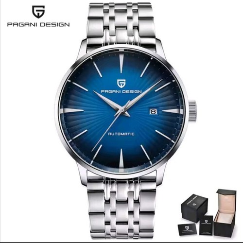 Pagani Design PD-2770 - Hommage Automatikuhr mit Edelstahl Armband 43 mm Blau . - Bild 16 von 18