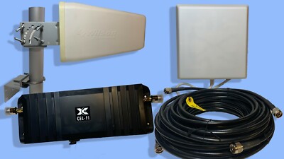 Cel-Fi Go X 100 DB Cell Phone Smart Signal Booster KIT+