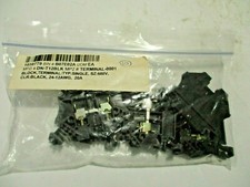 NEW LOT OF 10 ALLEN-BRADLEY 1492-W3 BLACK TERMINAL BLOCK