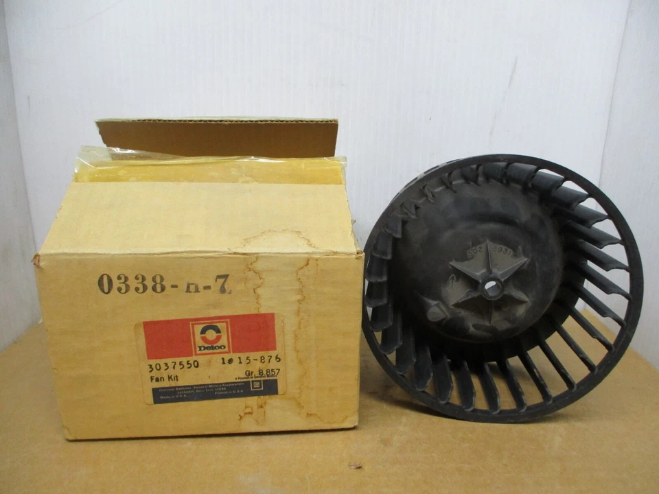 Heater Blower Motor Fan / Cage GM 3037550 - Image 2 of 3