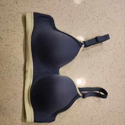 Wacoal Sports Bra 36C Blue Underwire Lined 853318 - Picture 1 of 3