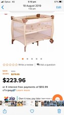 veebee amado travel cot