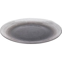 Flacher Teller Aus Glas Lakris, Ø 32 Cm
