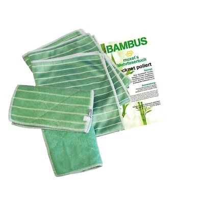 Bambus-Reinigungstücher Set, Putzlappen und Fenstertuch streifenfreies Reinigen - Bild 1 von 4