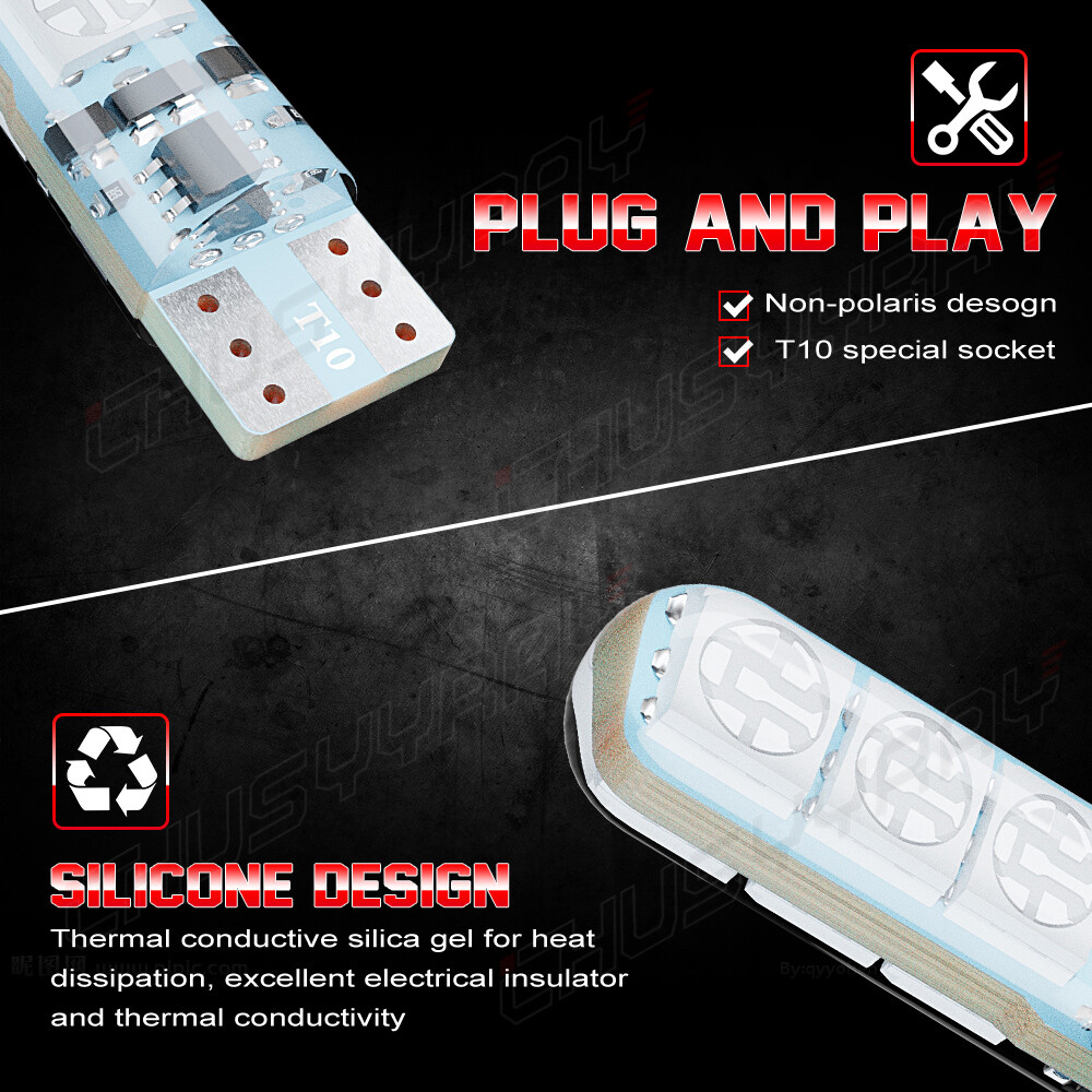 For Kawasaki Z125 PRO KRT RGB LED Headlight Pilot Park Lights T10