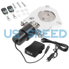 2.5'' Electric Exhaust Butterfly Valve Motor W/ Remote Switch Screw Kit