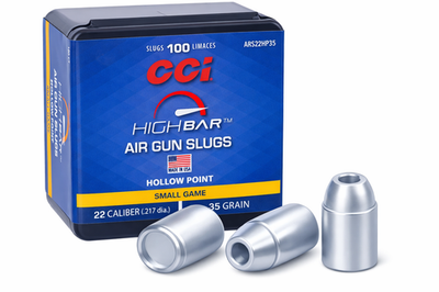#ad CCI Slug HP 100 Count SEGMENTED 5.5mm .217 .22 Caliber 35gr Airgun Pellets USA $28.95