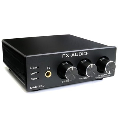 FX-AUDIO-DAC-T3J Ausgestattet mit Kopfhörerverstärker und Klangregler