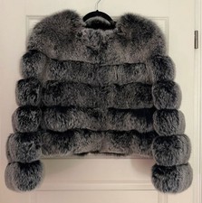 Frostfuchs Pelzjacke cropped, neuwertig Pelz ...