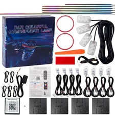 18 In1 Car Ambient Light 256 Color Symphony Rgb Acrylic Guide Atmosphere Lights 18 In1 Car Ambient Light 256 Color Symphony Rgb Acrylic Guide Atmosphere Lights