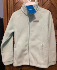NEW Columbia Fleece JACKET Girl Size XS 6-6X Mint Green