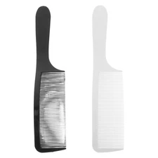 2 Pcs Men's Short Hair Positioning Comb Curved for Cutting Guide