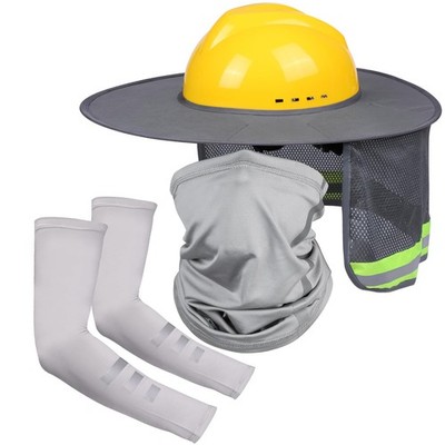 Protector Solar Para Casco Con Visera De Ala Completa Y Tira Reflejante 4