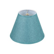 Aspen Creative 32078A, Hardback Empire Transitional Spider Teal Lamp Shade, 6 x
