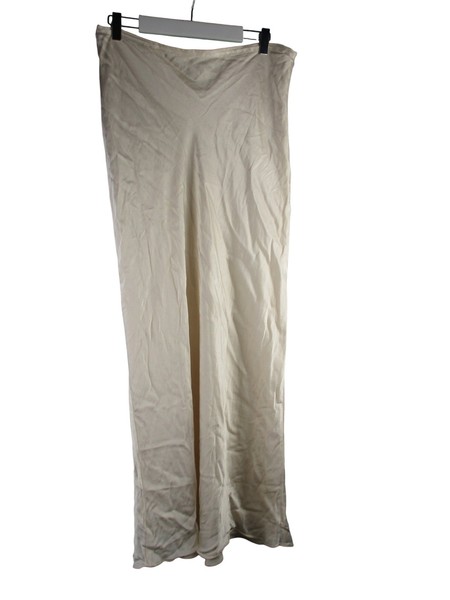 SHONAJOY Cream Bias Cut Slip Skirt Size 12