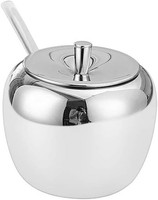 SUS304 Edelstahl-Zuckerdose, FüR GewüRze, Mit Deckel Und LöFfel FüR Salz Zucker
