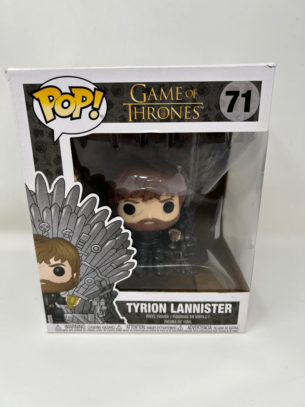 Funko Pop! Televisión Juego De Tronos Tyrion Lannister Iron Throne #71 Dañado