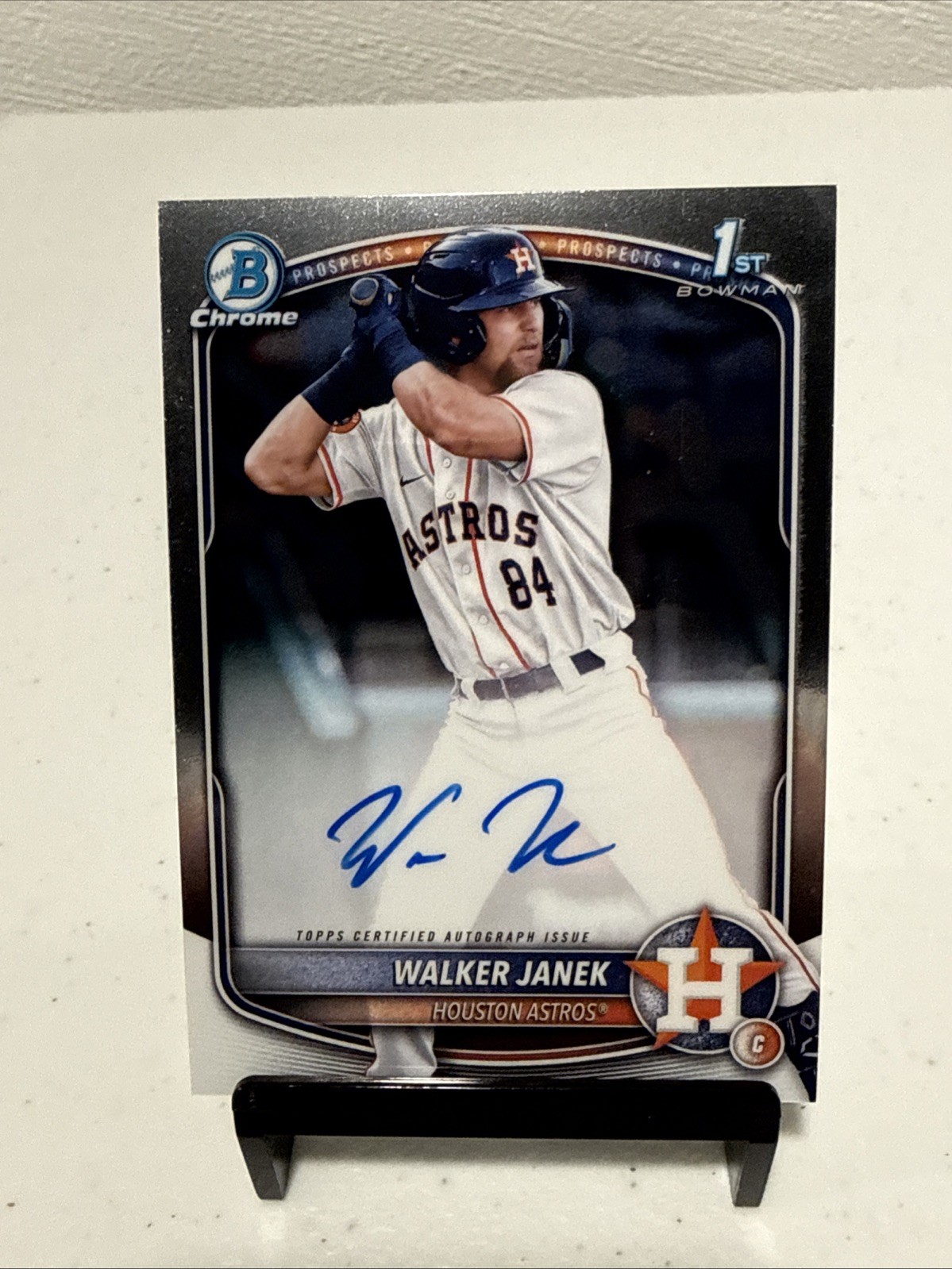 2025 Bowman Chrome Prospects Walker Janek Autograph 1st Bowman CPA-WJA