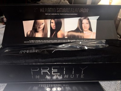 Pretty In A Minute Professional 2 Inch Keratin Smart Flat Iron