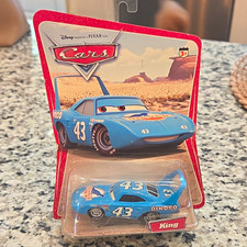 Disney Pixar Cars King 43 Dinoco Blue Diecast Car 1:55 Scale Unopened Box