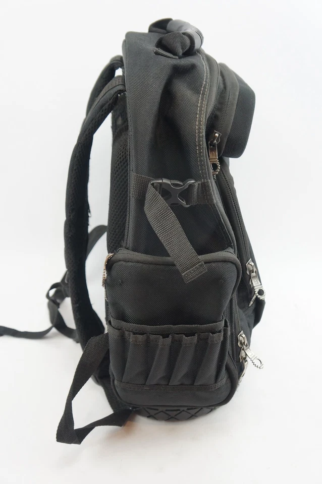 Mochila Husky 16" Pro Tool Múltiples Bolsillos Impermeable Base Moldeada Foto 4 de 4