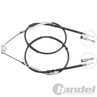 2X A.B.S. Handbremsseil Hinten Beidseitig Passend FüR Opel Corsa
