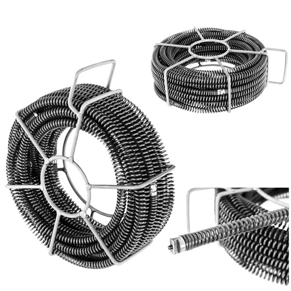 Spiralrohrreiniger, Federhydraulisch, 6 X 2,45 M Durchmesser, 16 Mm, Set-image