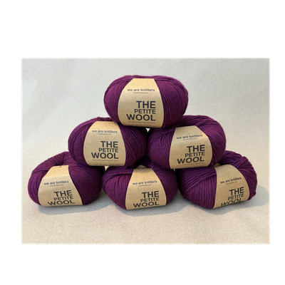We Are Knitters The Petite Wool 100% Peruvian Highland Wool Yarn Wine Bulky