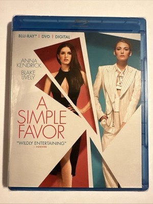 A Simple Favour (Blu-ray) Blake Lively Anna Kendrick NEW SEALED