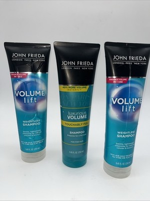 3pk  John Frieda VOLUME LIFT WEIGHTLESS SHAMPOO 8.45 oz