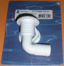 TH Marine TH-7592-DP 90 Degree Thru Hull Connector Fitting 3/4"