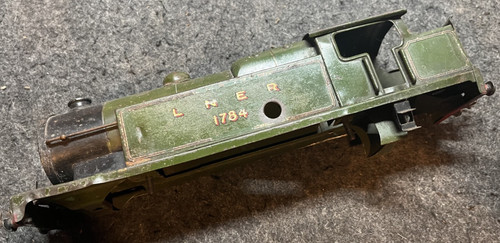 VINTAGE HORNBY SPUR O GRÜN/SCHWARZ ZUG LNER 1784 LOKGEHÄUSE ERSATZTEILE/REPARATUR | Zustand: Used