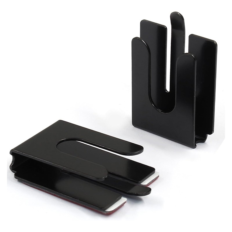4Pcs Car Hanger Metal Holder w/Adhesive Back for Motorola/Yaesu/Icom/Kenwood Mic