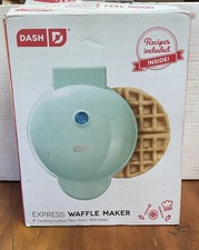 Dash Express Full Size Waffle Maker in Aqua- ...