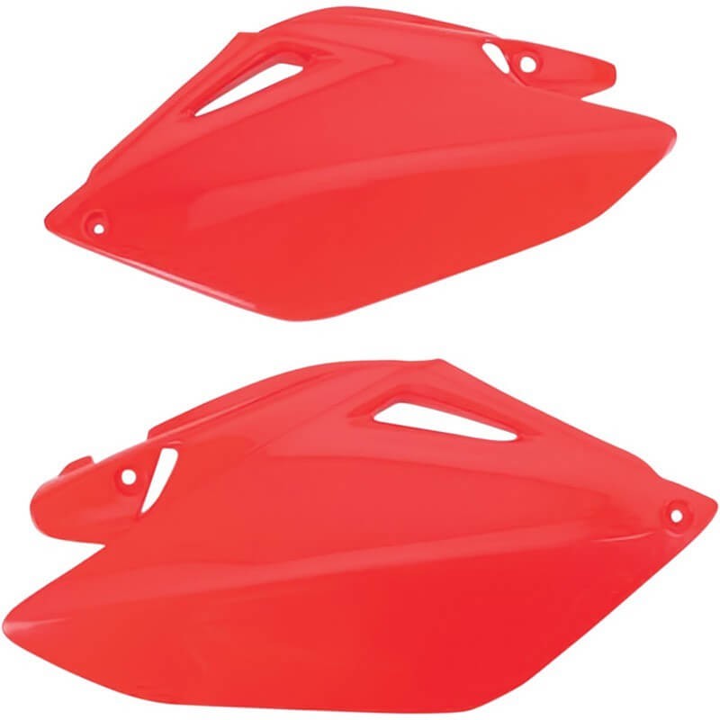 Plaques latérales UFO HO04606-070 ultra résistantes pour Honda CRF 250 R