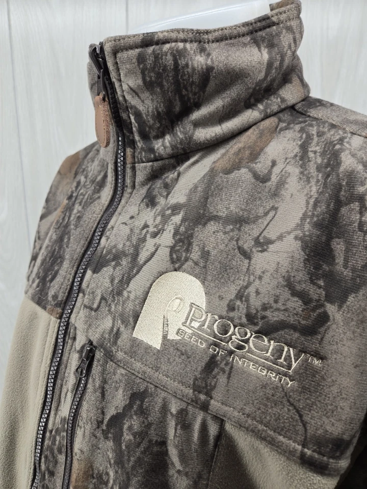 Natural Gear Progeny Seed Men’s Jacket Camo Hunting Fleece Camo Full Zip 2XL - Imagem 4 de 4