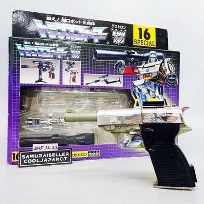 Transformers G1 Destron Megatron 16-S Complete Ver. Figur Takara Tomy Japan