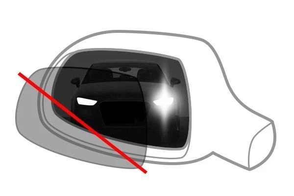 K Source DN080 8" Rear View Mirror - Image 2 of 2