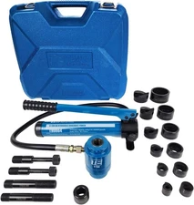 TEMCo 2" HYDRAULIC KNOCKOUT PUNCH Electrical Conduit Hole Cutter Set KO Tool Kit