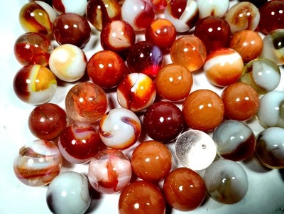 Vintage Group or Bulk Lot 97 Peltier and or Arko Glass Marbles Possibly Unkown 
