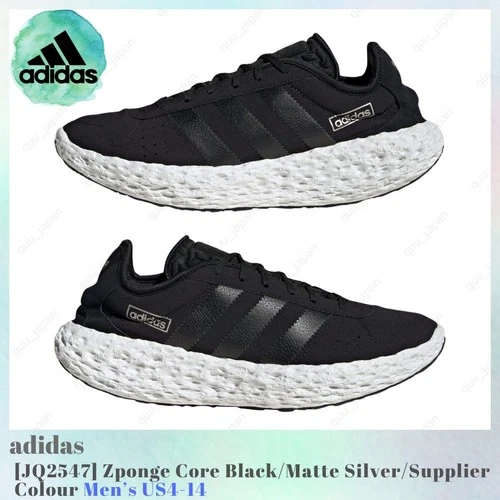 adidas Originals Zponge Core Black Matte Silver JQ2547 Men's US4-14 NEW