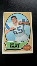 1970 Topps Tom Mack #151 RC HOF