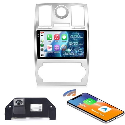 9''Android 15 Carplay Navi GPS+reverse camera for Chrysler 300C Touring LE LX map