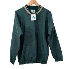 NWT Augusta Sportswear Pullover Windbreaker Shirt Jacket Size M Deadstock Retro